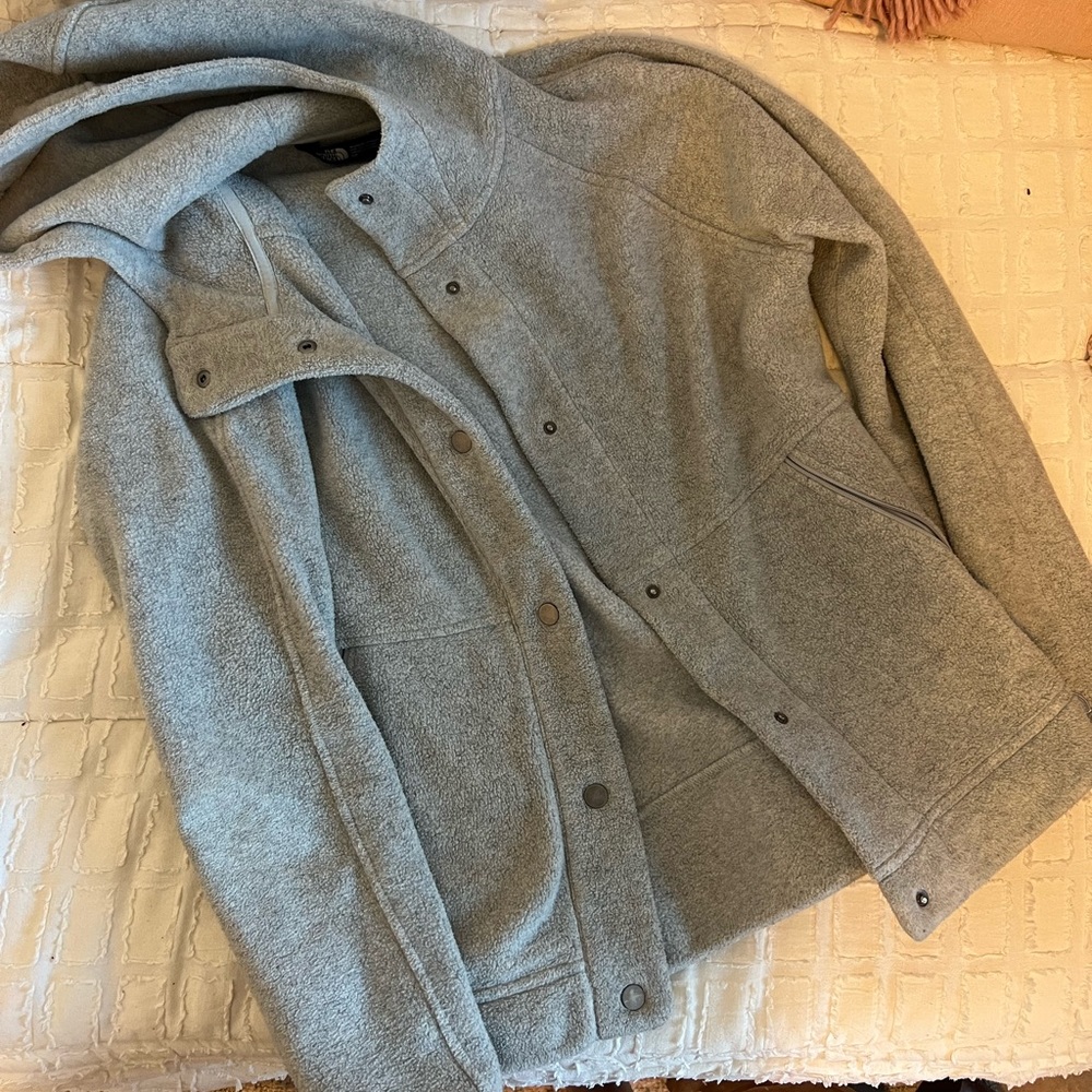 North face button up jacket